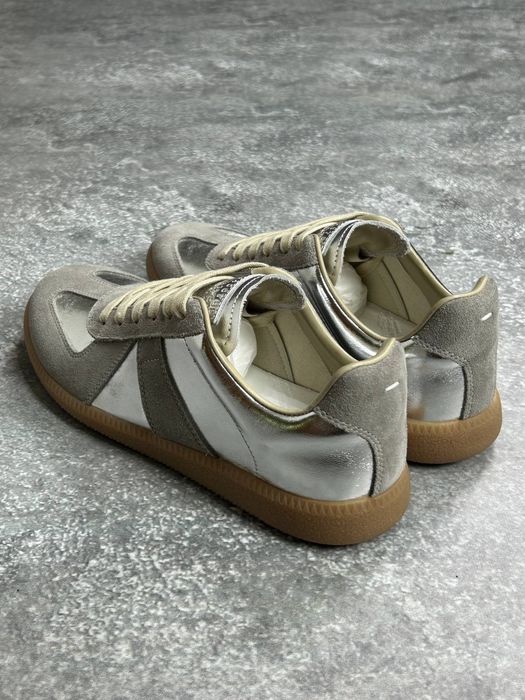 Maison margiela Replica сріблясті кеди кеды кросівки кроссовки 43 42