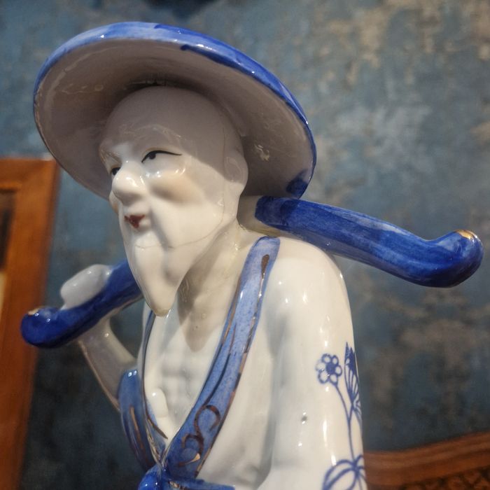 Komplet 2 figurek porcelanowych