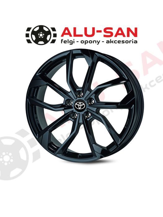 Nowe Alufelgi 18" Toyota Rav4 C-HR Auris Avensis Prius+  Czarny Połysk