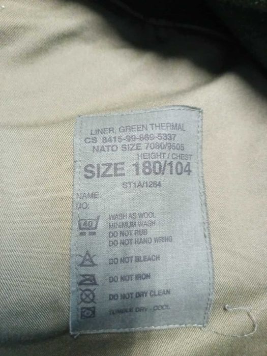 Polar Armia UK Liner Green Thermal r.180/104 kl.126