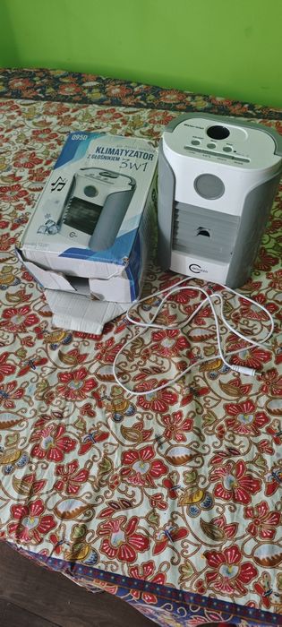 Wentylator biurkowy z głośnikiem Bluetooth 3 w 1