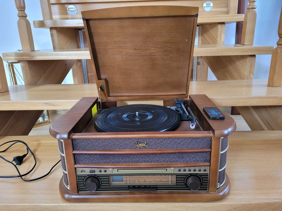 Gramofon DUAL Nr 4**CD**USB**Radio**RETRO**Jak Nowy