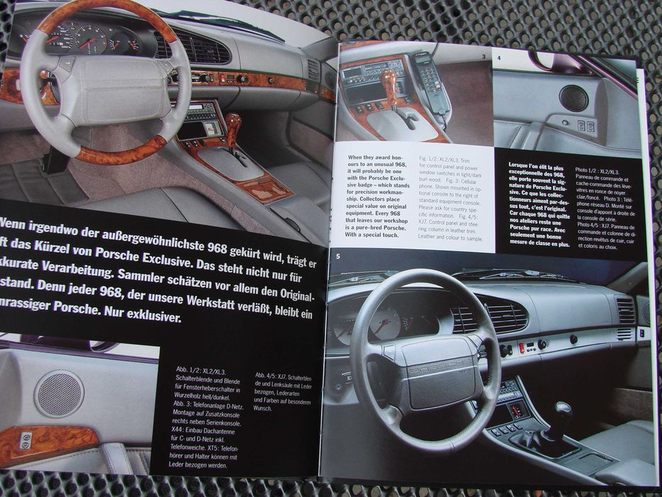 Prospekt Porsche Exclusive 911, 928 GTS, 968