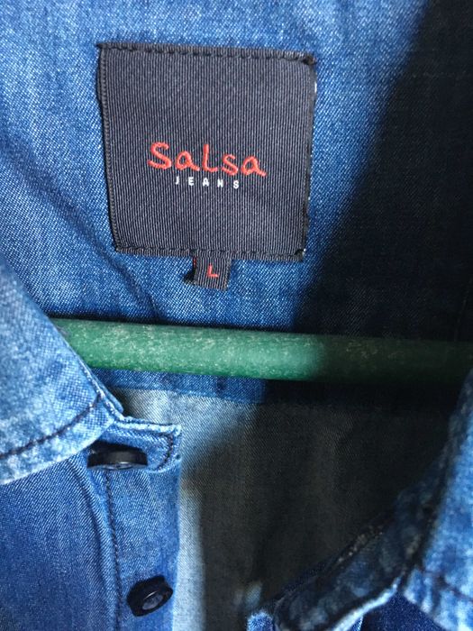 Camisa de ganga marca Salsa tamanho L em bom estado