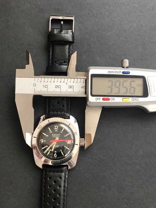 Cauny Submarine 17 rubis como novo Relógio corda mergulho homem