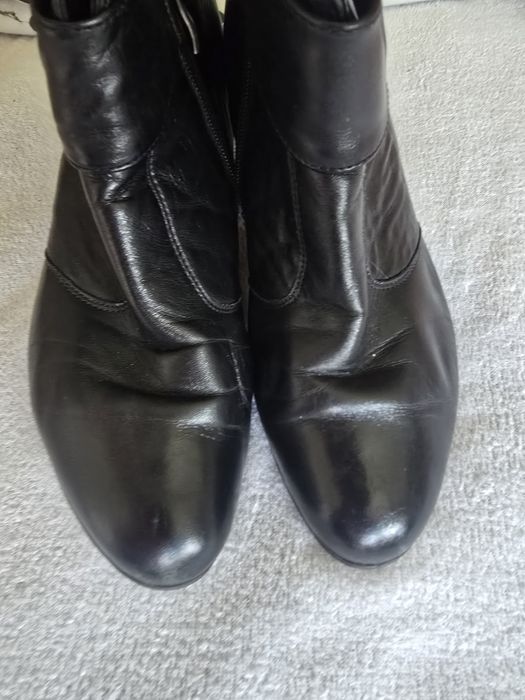 Bioeco by Arka, czarne buty skóra 38