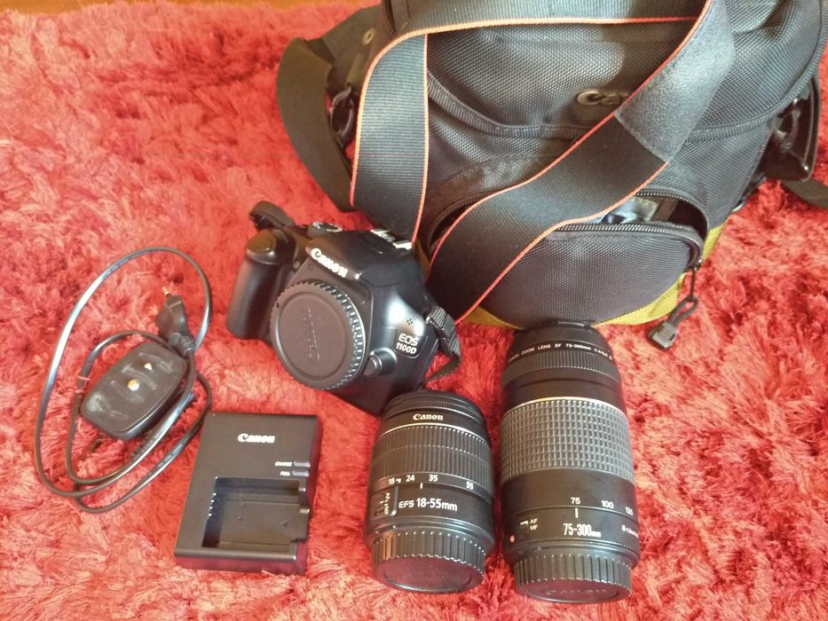 Canon EOS 1100D impecável com acessórios | Oferta do tripé