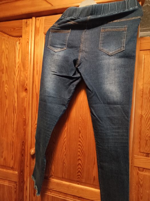 Spodnie,rurki,leginsy jeansowe r M/L