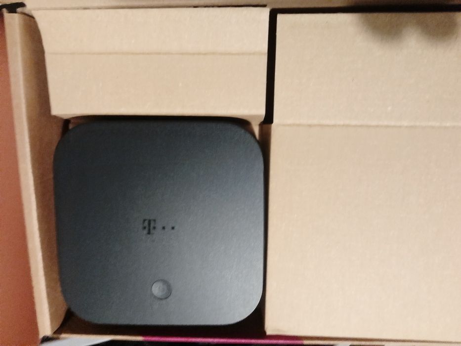 Magenta  green tv box