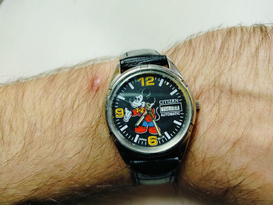 Zegarek Citizen Mickey Mouse Myszka Miki automatyczny Seiko