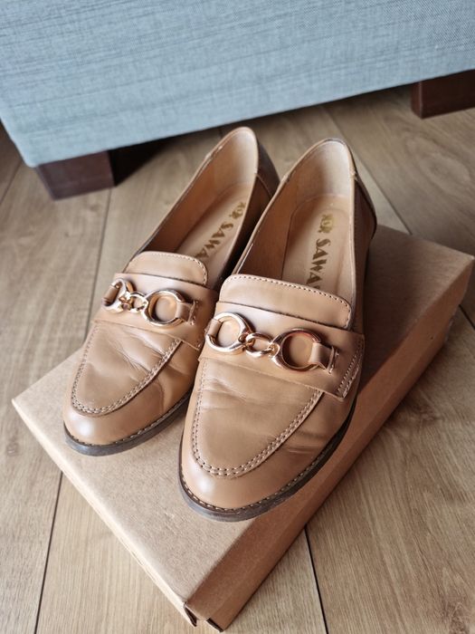 Mokasyny loafersy Saway