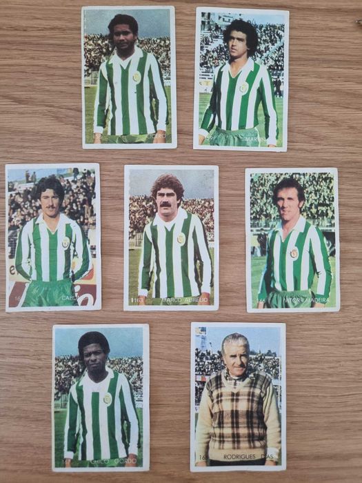 Cromos da equipa de futebol do Vitória de Setúbal
