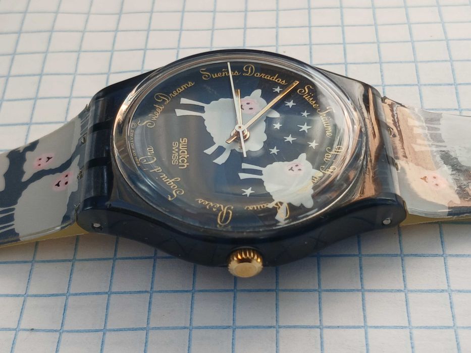 Вінтажний швейцарський чоловічий годинник Swatch