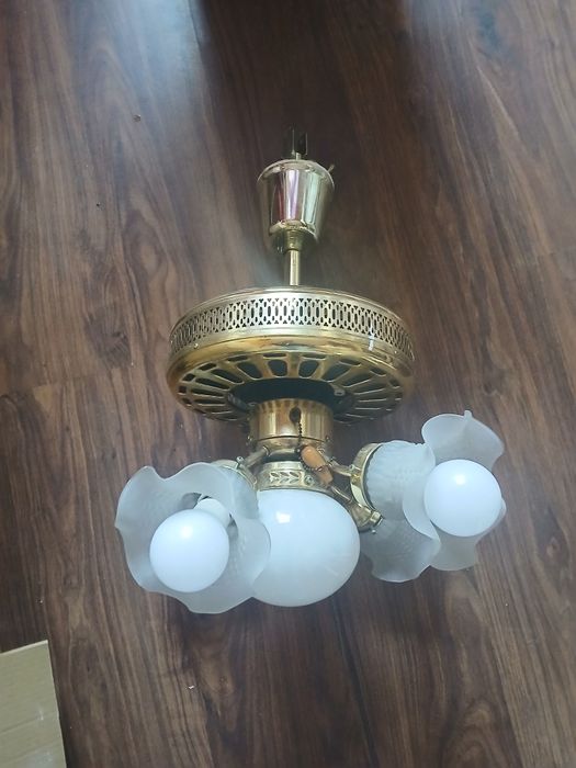 Żyrandol retro obrotowy