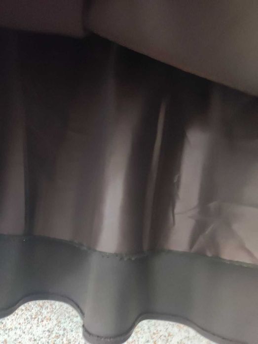 Marks & Spencer spódnica lejąca kobieca czekoladowa rozszerzana