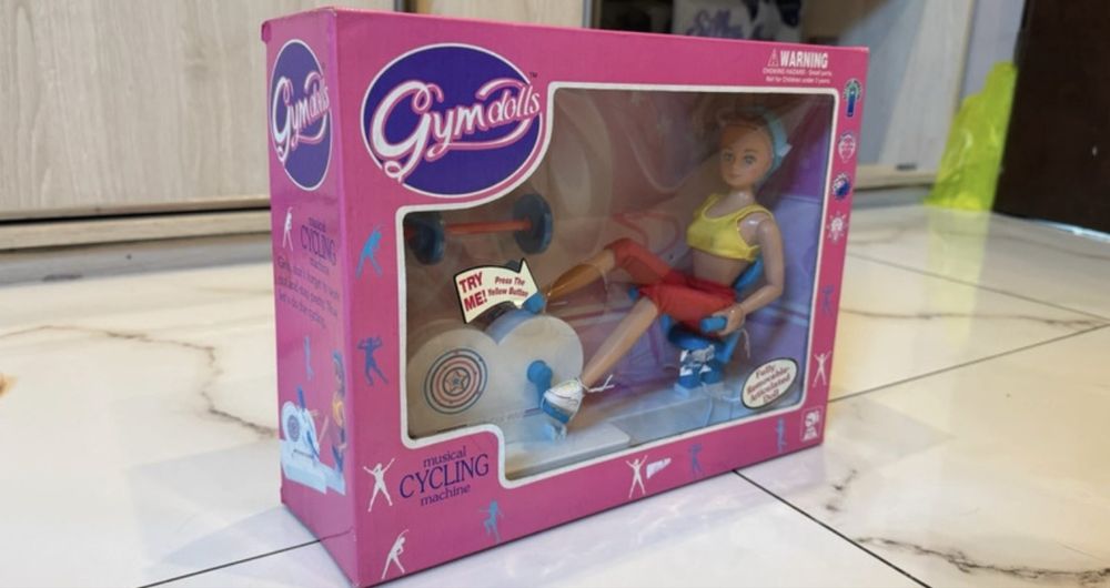 Lalka Vintage lata 90 GymDolls Takmay Barbie klon w pudetku retro
