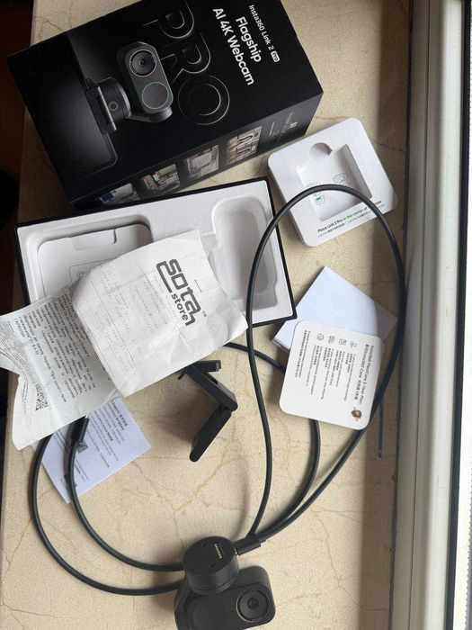 Веб-камера Insta360 Link 2 Pro (CINSABPA) Гарантія 9міс. ІІ-відстеження 4К