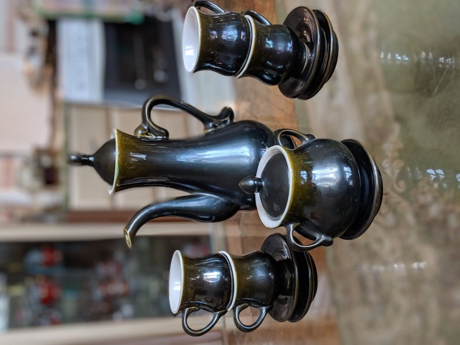Кавовий сервіз чорний