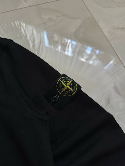 Оригінальний світшот кофта Stone Island Black Sweatshirt
