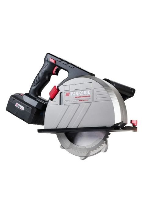 Serra circular de metal recarregável de 20V parkside performance