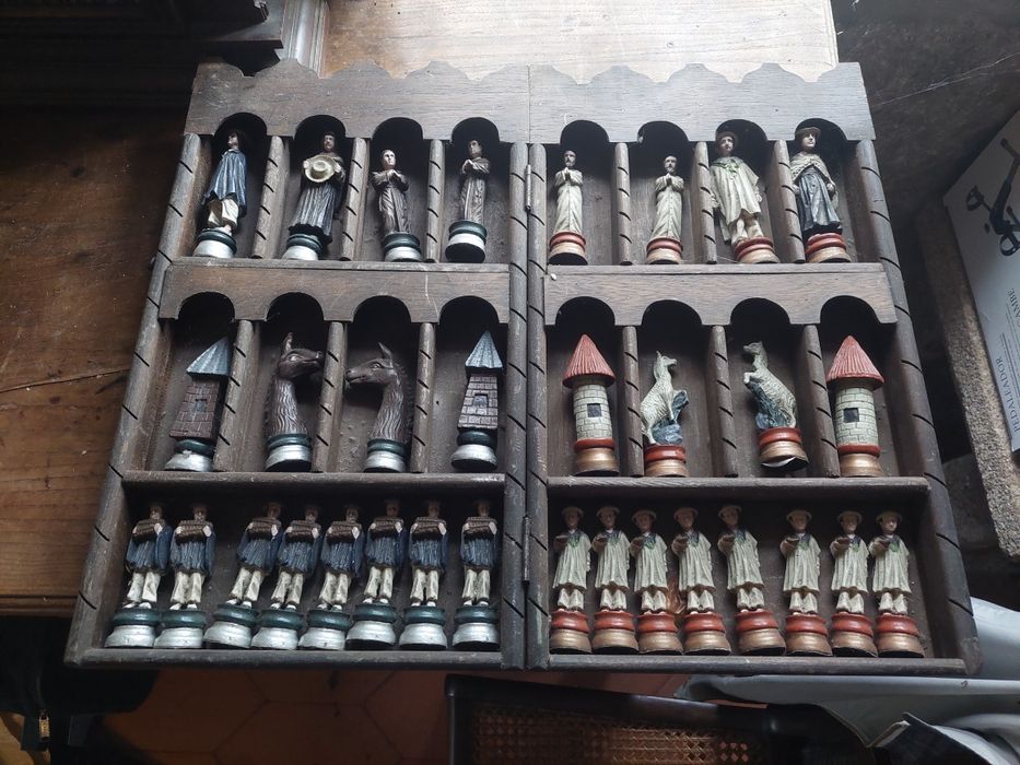 Jogo de Xadrez - peça antiga