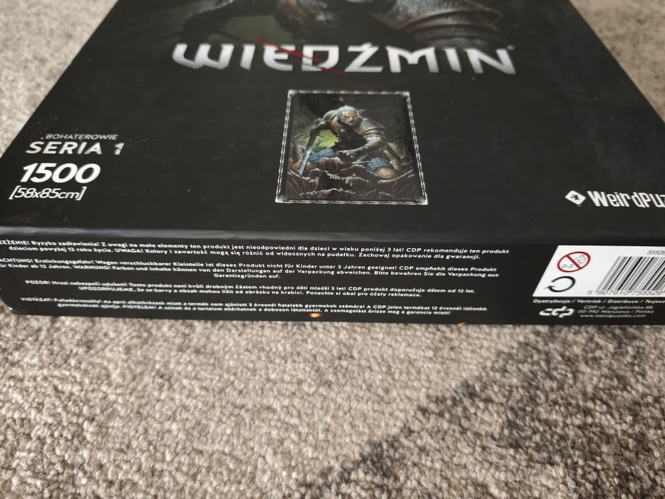 Wiedźmin puzzle 1500 elementow, seria 1