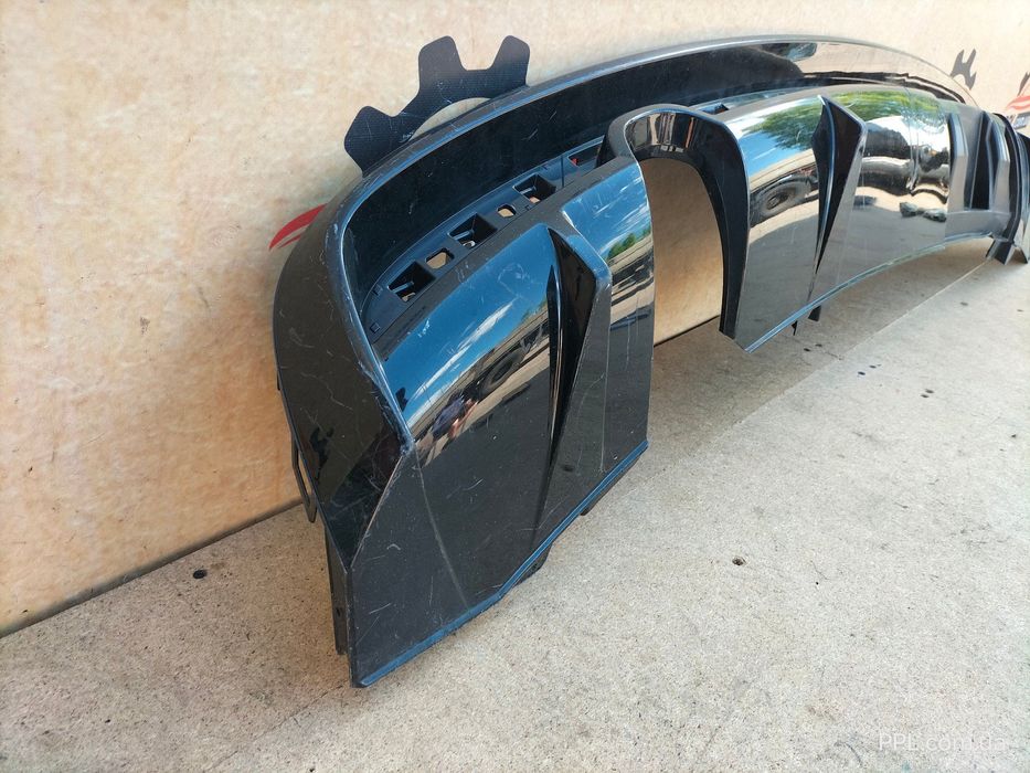 Audi A1 S-Line 14-18 Спойлер накладка обвес губа бампера заднего