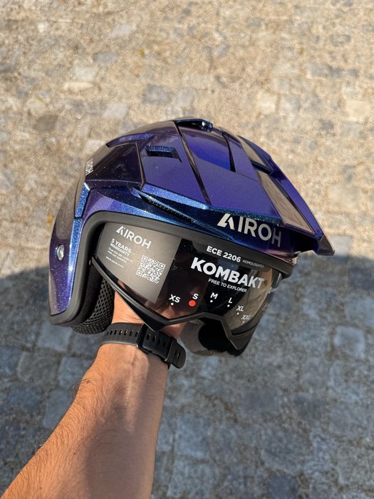 Capacete Airoh Kombakt Shiimer NOVO*