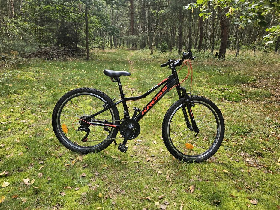 Rower dziecięcy 24 cale KROSS Junior Edition M 24 XS – lekki, stan bdb