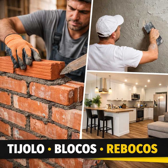 Equipa Trabalho ao m2 obra - Pedreiro