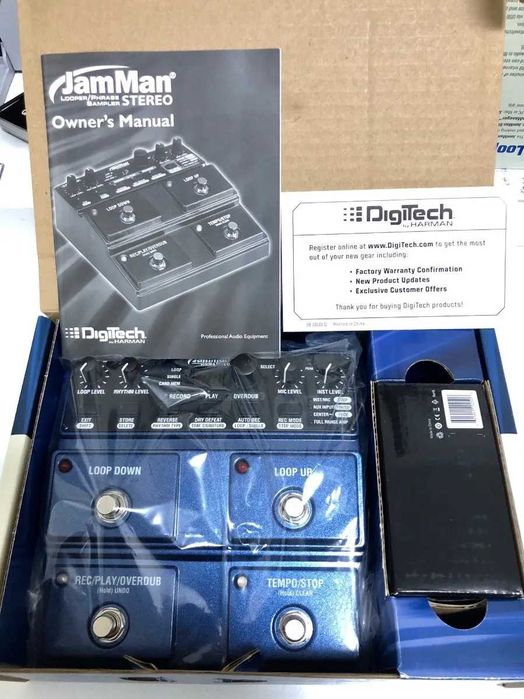 Pedais DigiTech Harmony man /  JamMan Stereo Looper - (COMO NOVOS)