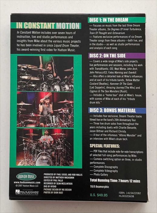 3 DVDs_MIKE PORTNOY, In Constant Motion.