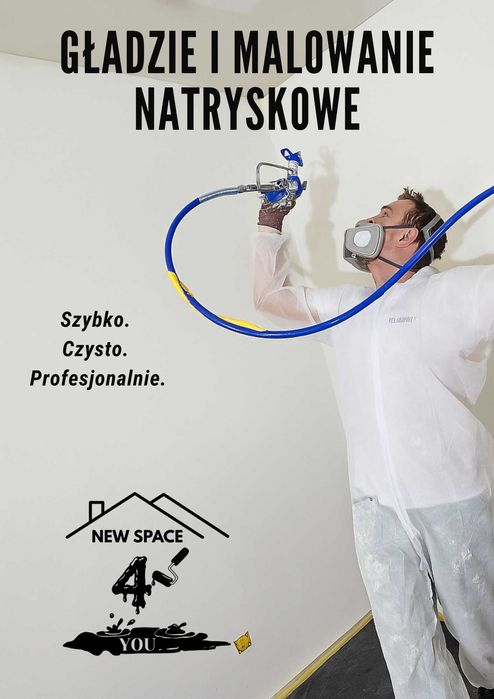 gładzie (natryskowo) / malowanie (natryskowo)