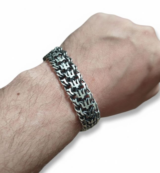 Срібний браслет 52.5г серебряный браслет серебро срібло браслети 925