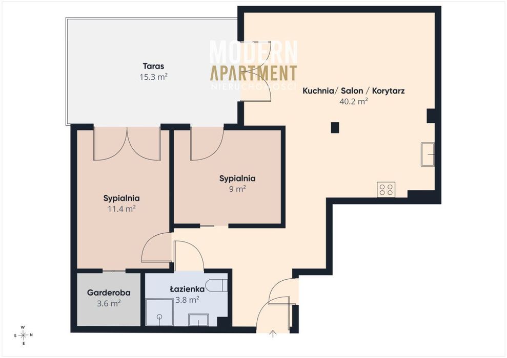 Gdańsk Morena! 3 pokoje, ogródek, 2 miejsca park.