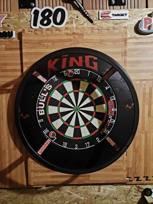 Kompletne Oświetlenie LED ring do darta winmau redragon target dart
