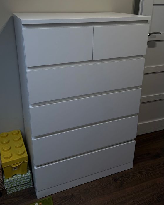 Комод MALM Ikea (Ікея) Колір Білий, 604.036.02