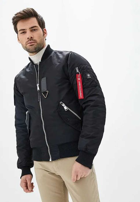 Куртка Airboss MA-1 Majestic-12 Black