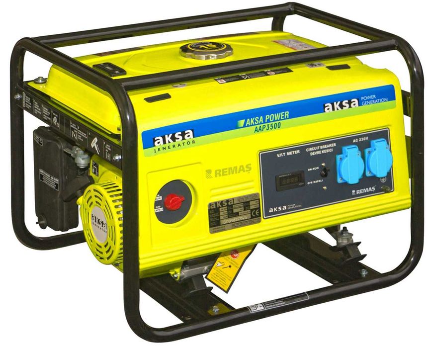 Генератор бензиновый Aksa AAP 3500 3,5 kVA  1-фаза (в наличии)