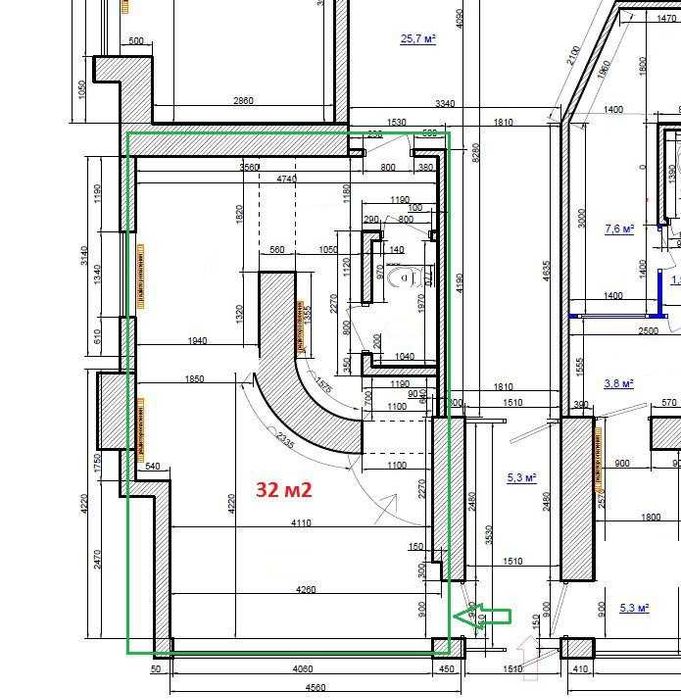 Комерційне приміщення, пр.Червоної Калини,26