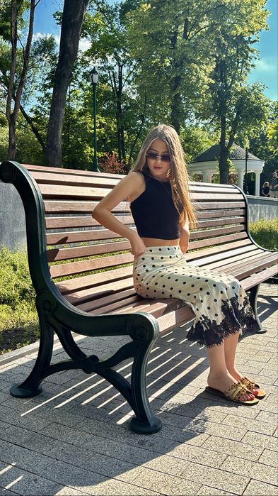 трендова спідниця polka dot