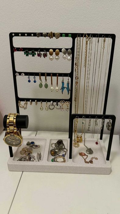 Suporte para joias, brincos, colares, pulseiras etc