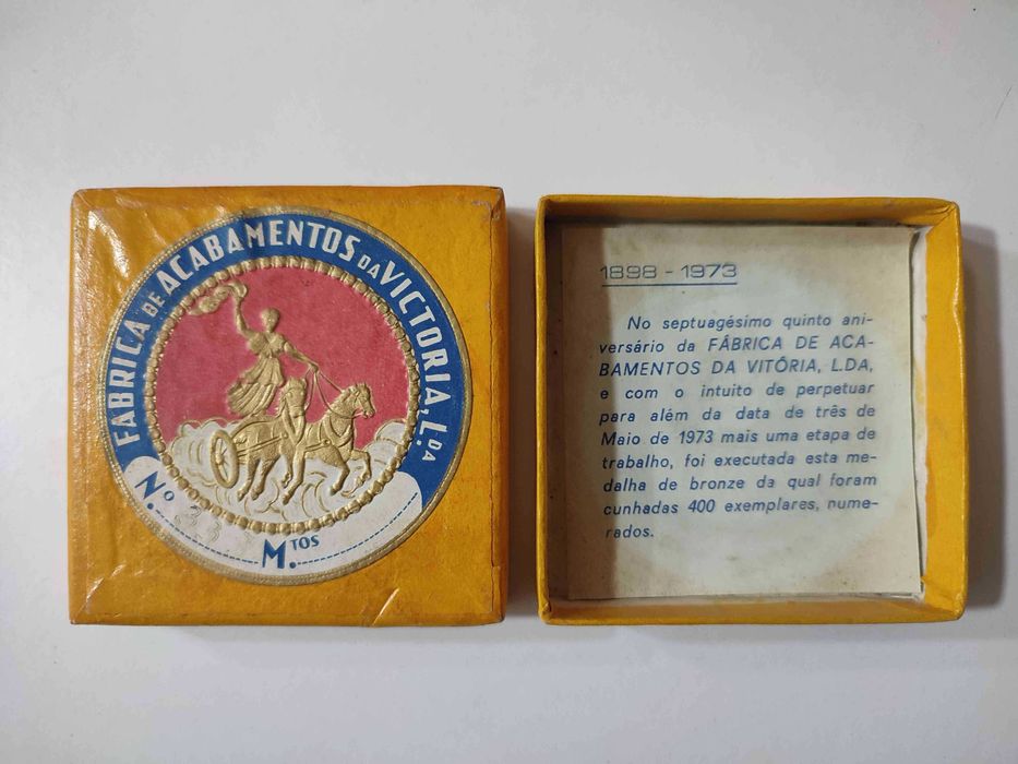 Medalha Fábrica de Acabamentos da Vitória