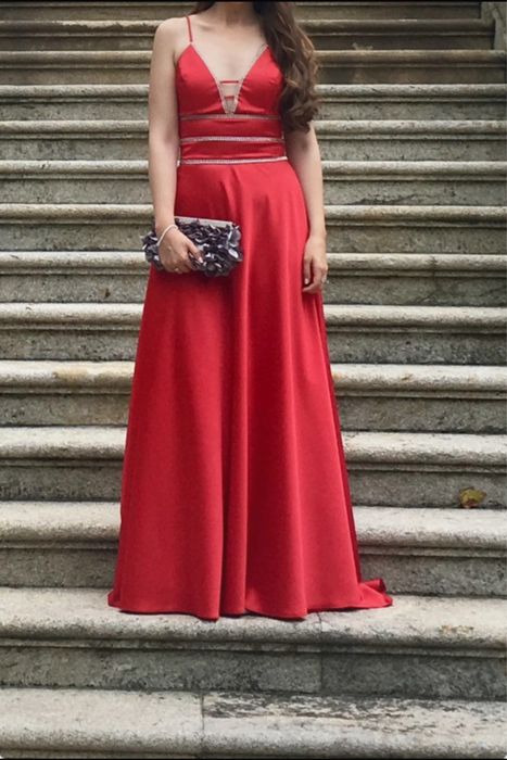 Vestido vermelho Promoção