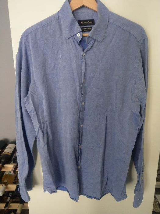 Niebieska koszula Massimo Dutti rozmiar 42 185/108