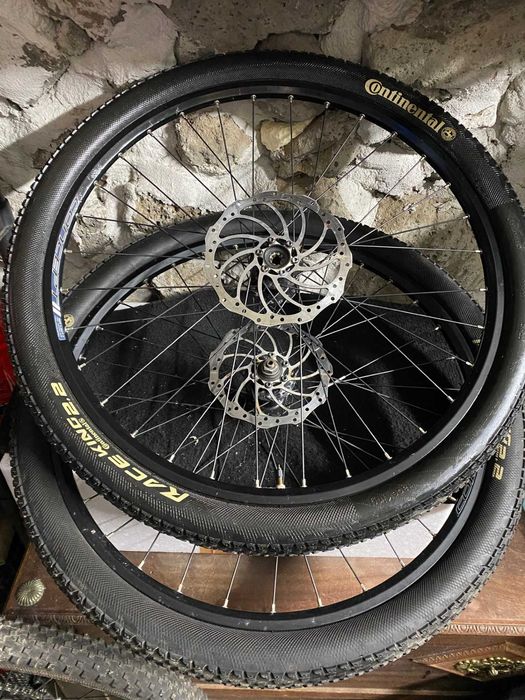 Rodas bicicleta 26" com Pneus Continental