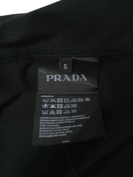 Prada koszula czarna na zamek