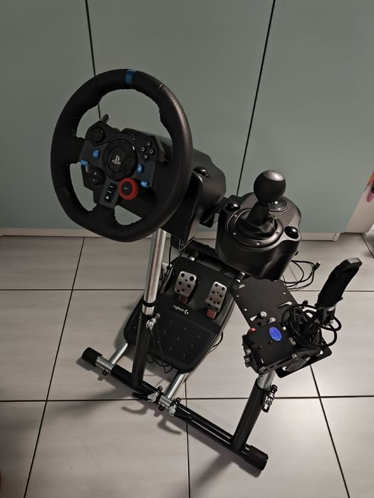 Kierownica Logitech G29 PC/PS4/PS5 + shifter + stojak + hamulec reczny