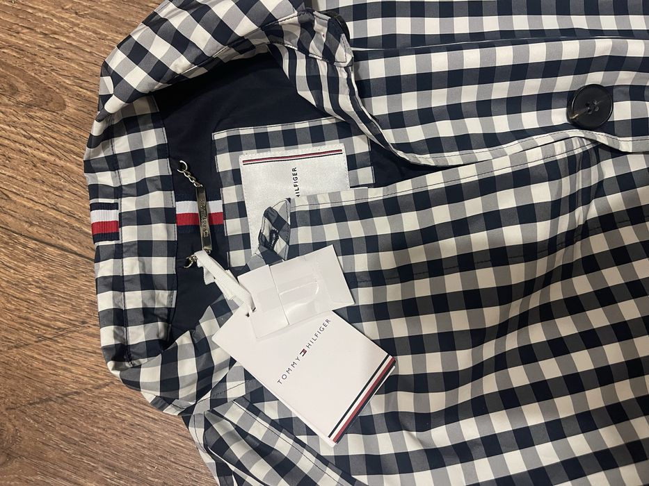 Трендовое новое пальто тренч плащ Tommy Hilfiger! Оригинал! Стильный!