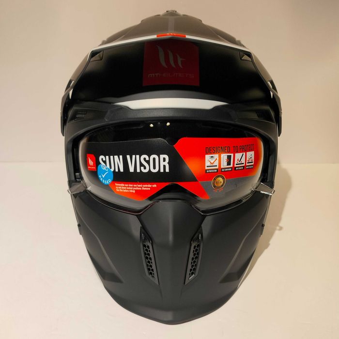 Capacete MT StreetFighter mota scooter novo